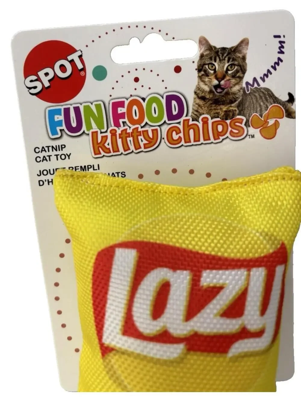 Cat Toy Fun Food Kitty Chips Lazy Kitties Cat Toy w/ Catnip 5